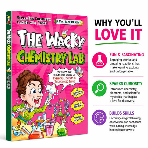 The Wacky Chemistry Lab: A Fun Comic Guide for Kids