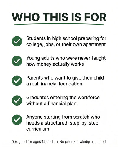 Financial Litracy Workbook