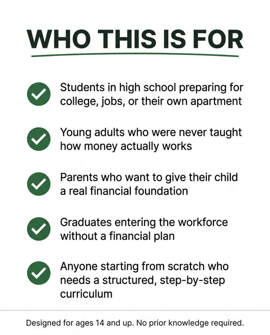 Financial Litracy Workbook
